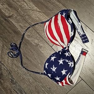 Bikini Top xhilaration American Flag